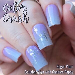 Purple and Blue Gradient Nail Wraps